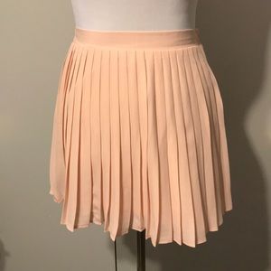Peach short skirt